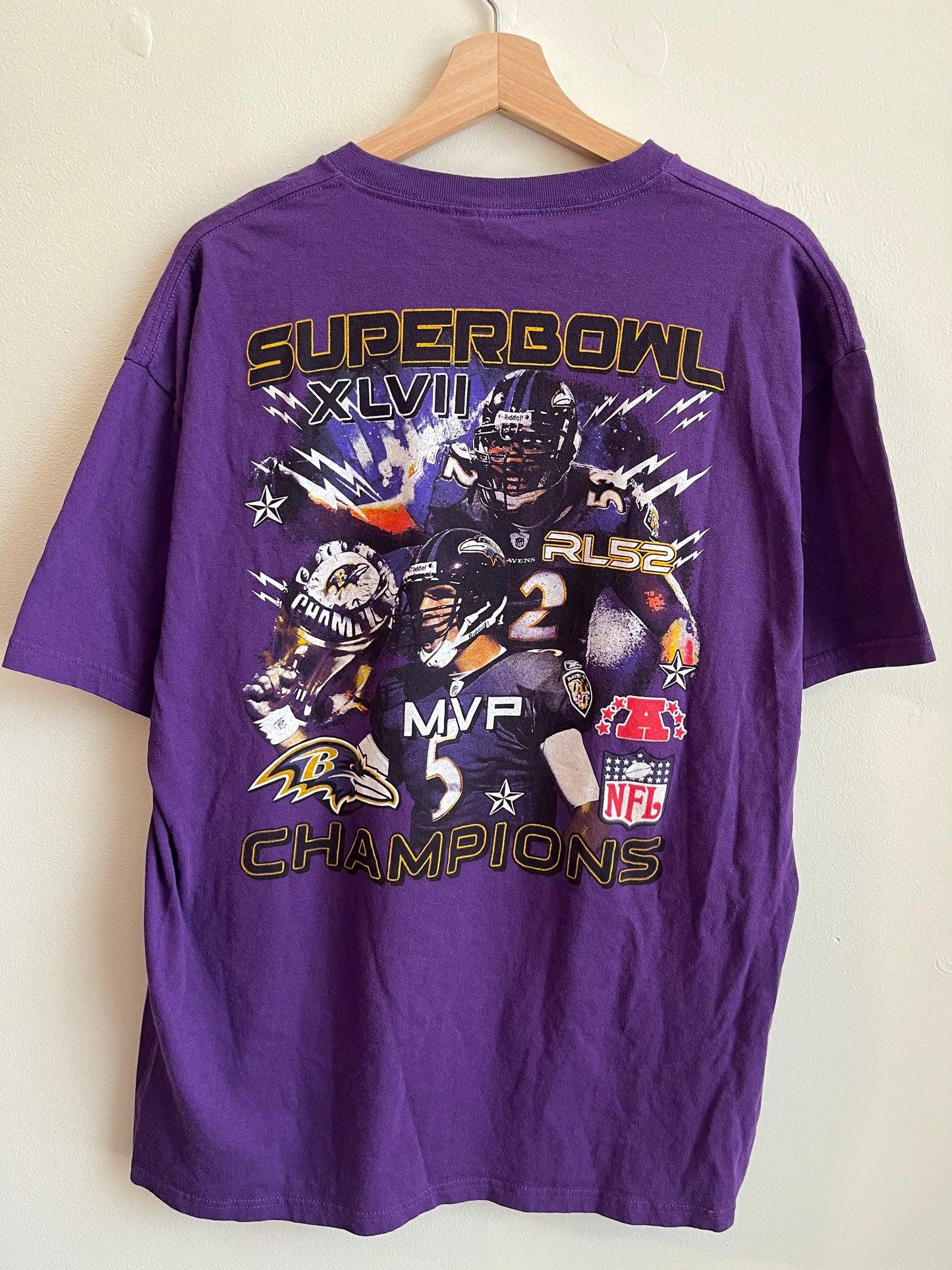 2013 Baltimore Ravens Super Bowl XXXV Tee (XL)
