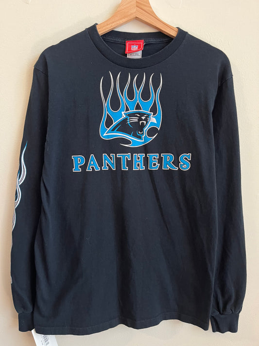 00s Carolina Panthers Flames Long Sleeve Shirt (M)