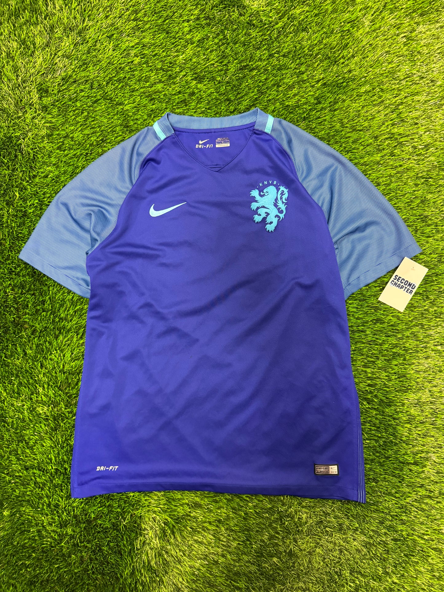 Netherlands KNVB National Team Nike Away Soccer Jersey 2016 Kit (L)