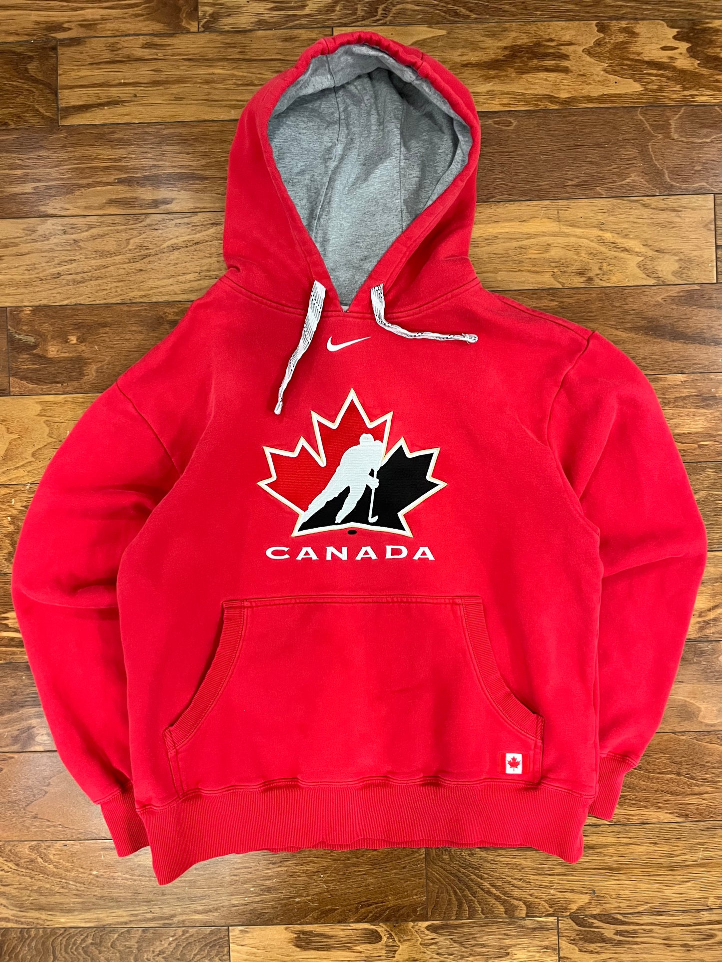 00s Canada Nike Center Swoosh Vintage Hoodie (M)