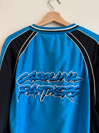 2010s Carolina Panthers Embroidered Blue Windbreaker (L)