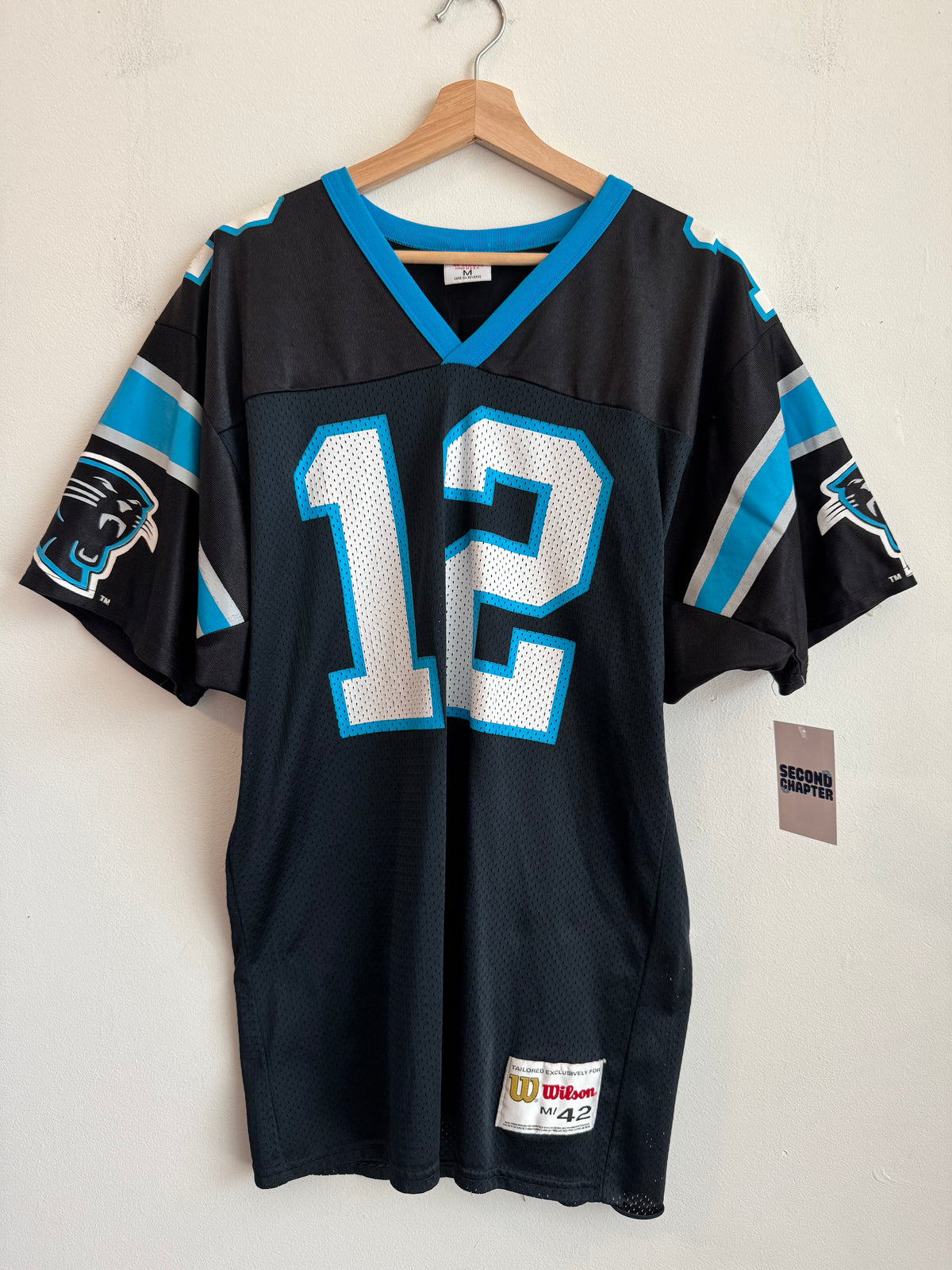 90s Carolina Panthers Kerry Collins Wilson Jersey (M)