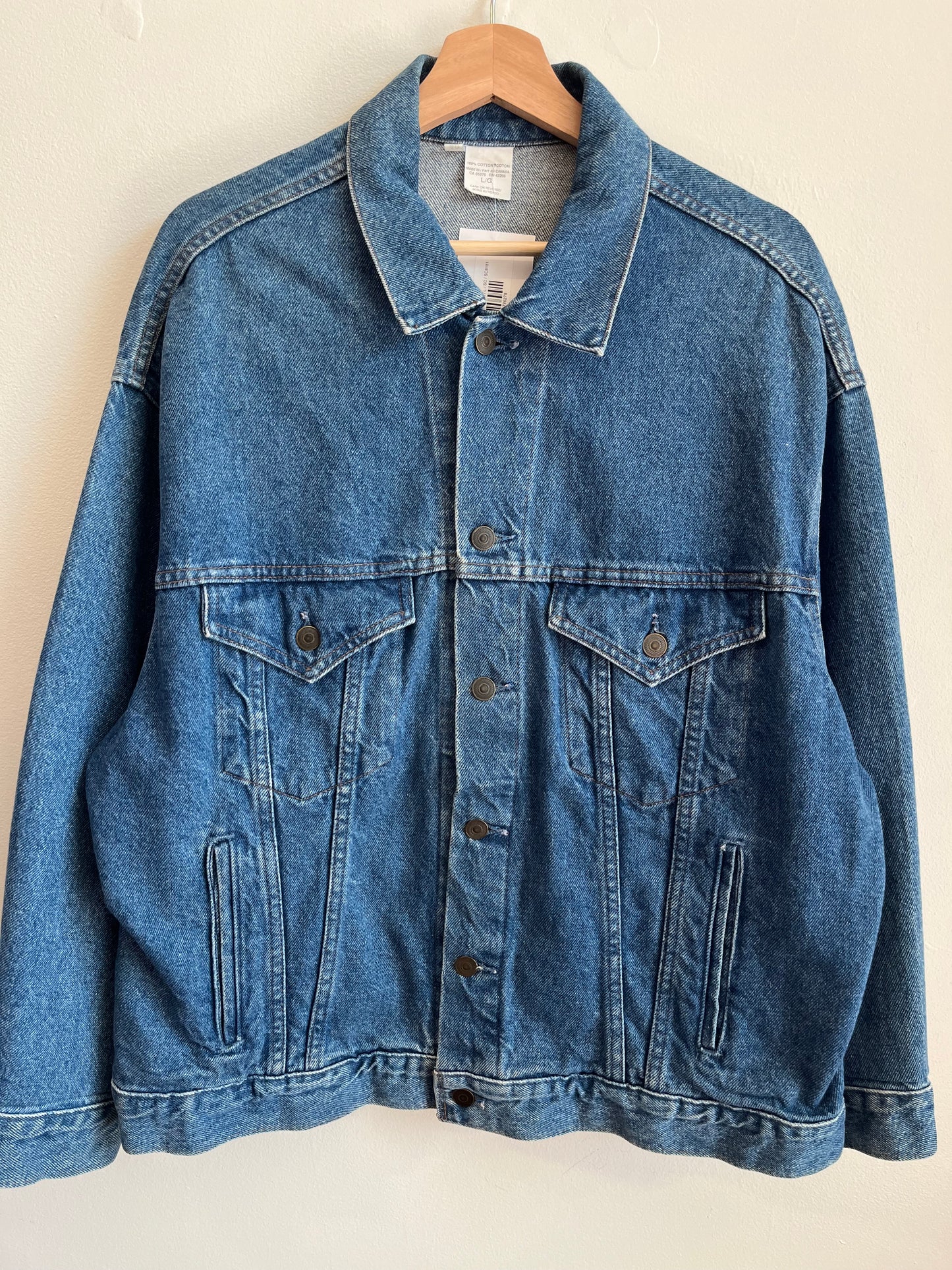 90s Camel Cigarette Jean Jacket (L)