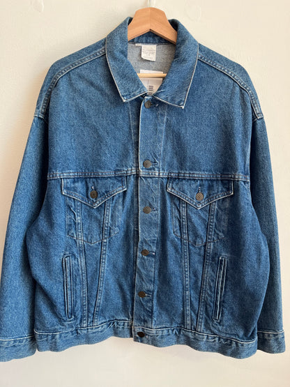 90s Camel Cigarette Jean Jacket (L)