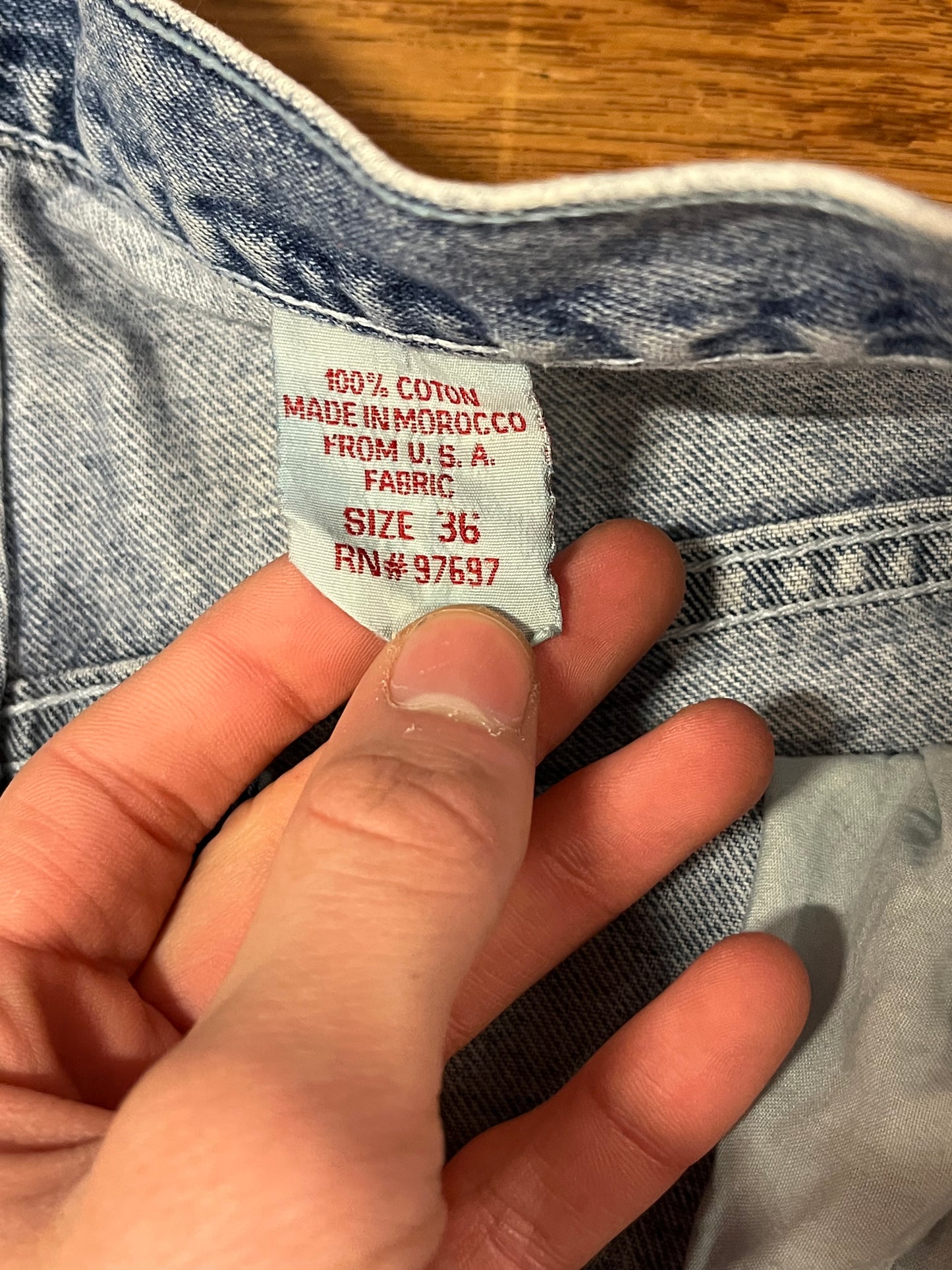 00s Baggy Light Wash Carpenter Jeans (36 x 32)