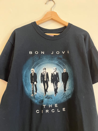 2010 Bon Jovi "The Circle" Music Tour Tee (L)