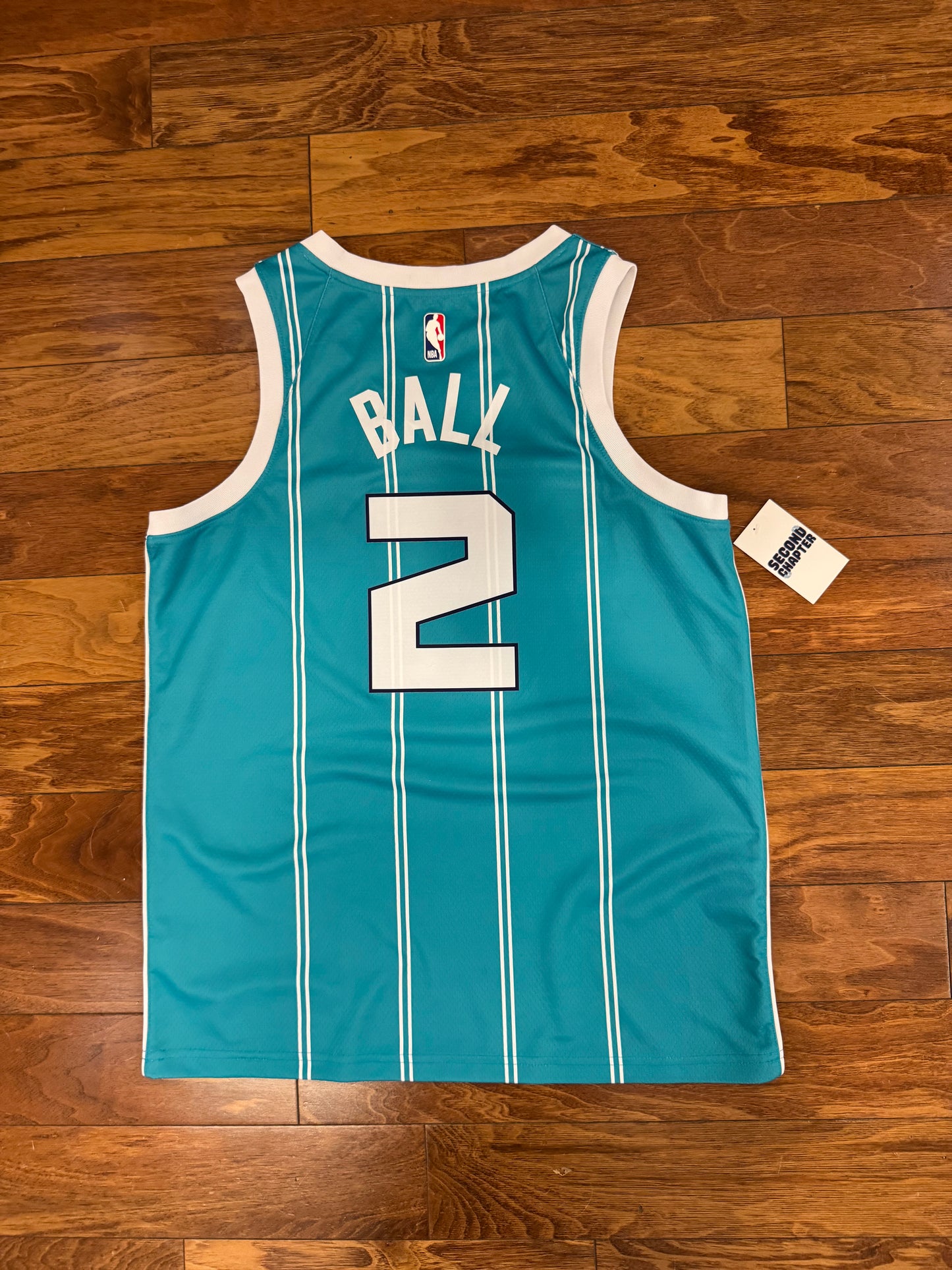 Charlotte Hornets LaMelo Ball Pinstripe Jersey (L)