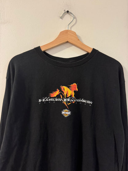 2004 Harley Davidson Horse Long Sleeve Shirt (XL)