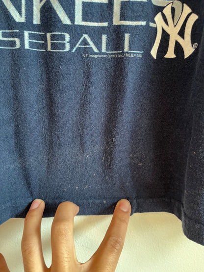 2001 New York Yankees CSA Big Flag Tee (L)