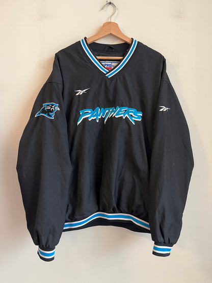 90s Carolina Panthers Cat Scratch Reebok Pro Line Windbreaker (L)