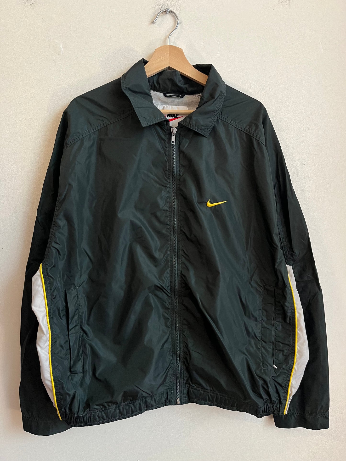 1990s Nike Forest Green Windbreaker (XL)