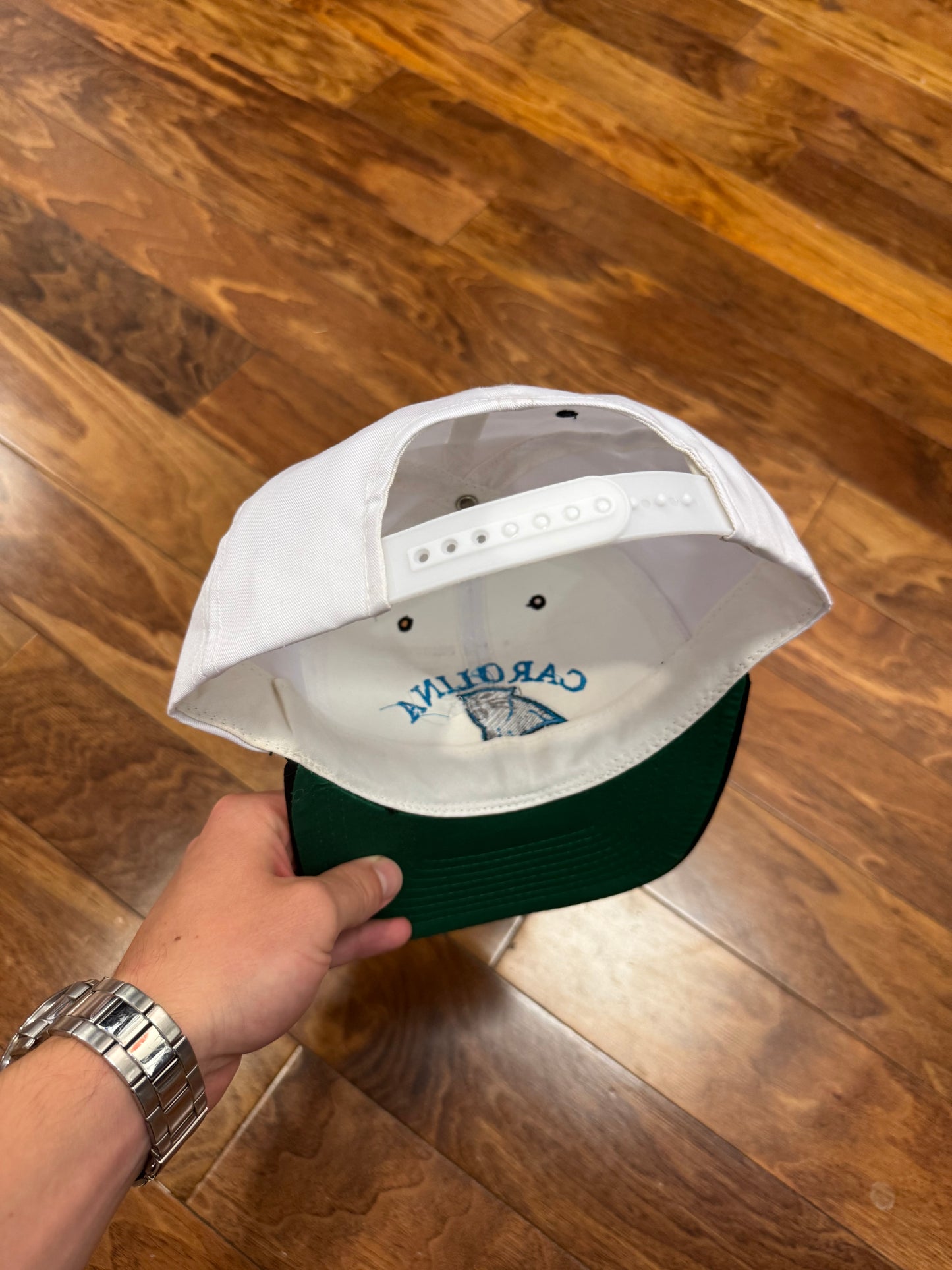 90s Carolina Panthers Embroidered Spell Out Hat (OS)