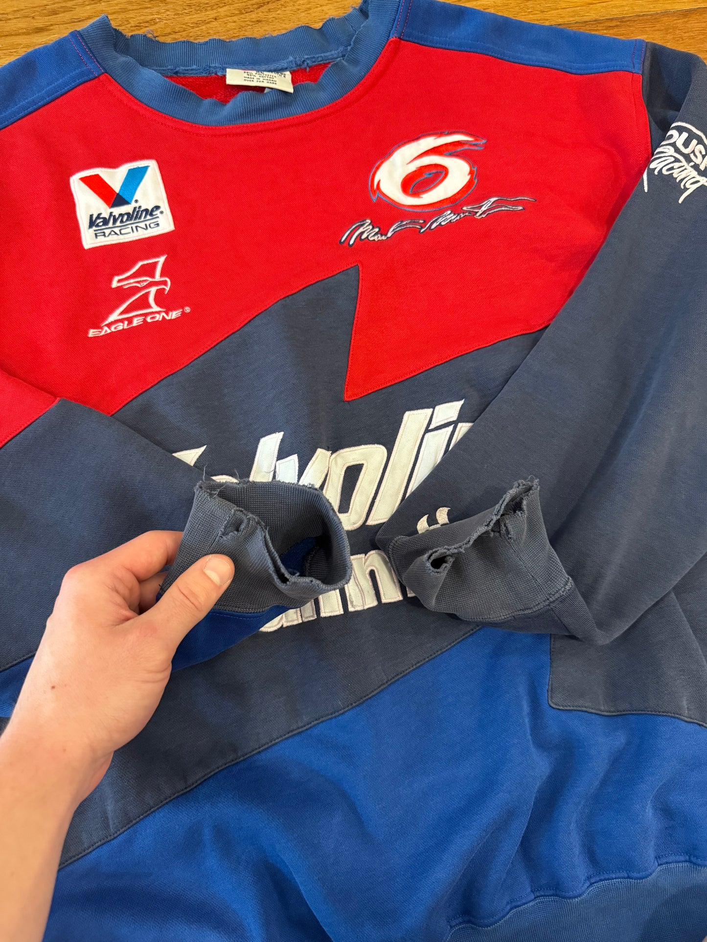 90s Valvoline Cummins Mark Martin Nascar Crewneck (XL)