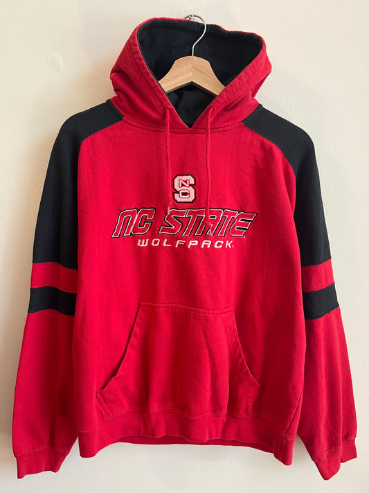 00s NC State (NCSU) NCAA Embroidered Hoodie (M)