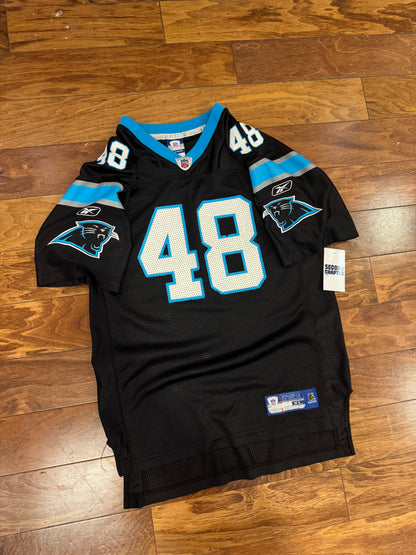 00s Carolina Panthers Stephen Davis Home Football Jersey (Youth XL)