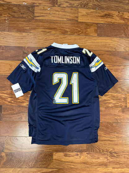 00s Chargers LaDainian Tomlinson Reebok Jersey (Youth L)