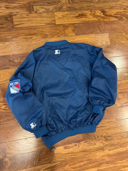 90s New York Rangers Starter NHL Windbreaker (XL)