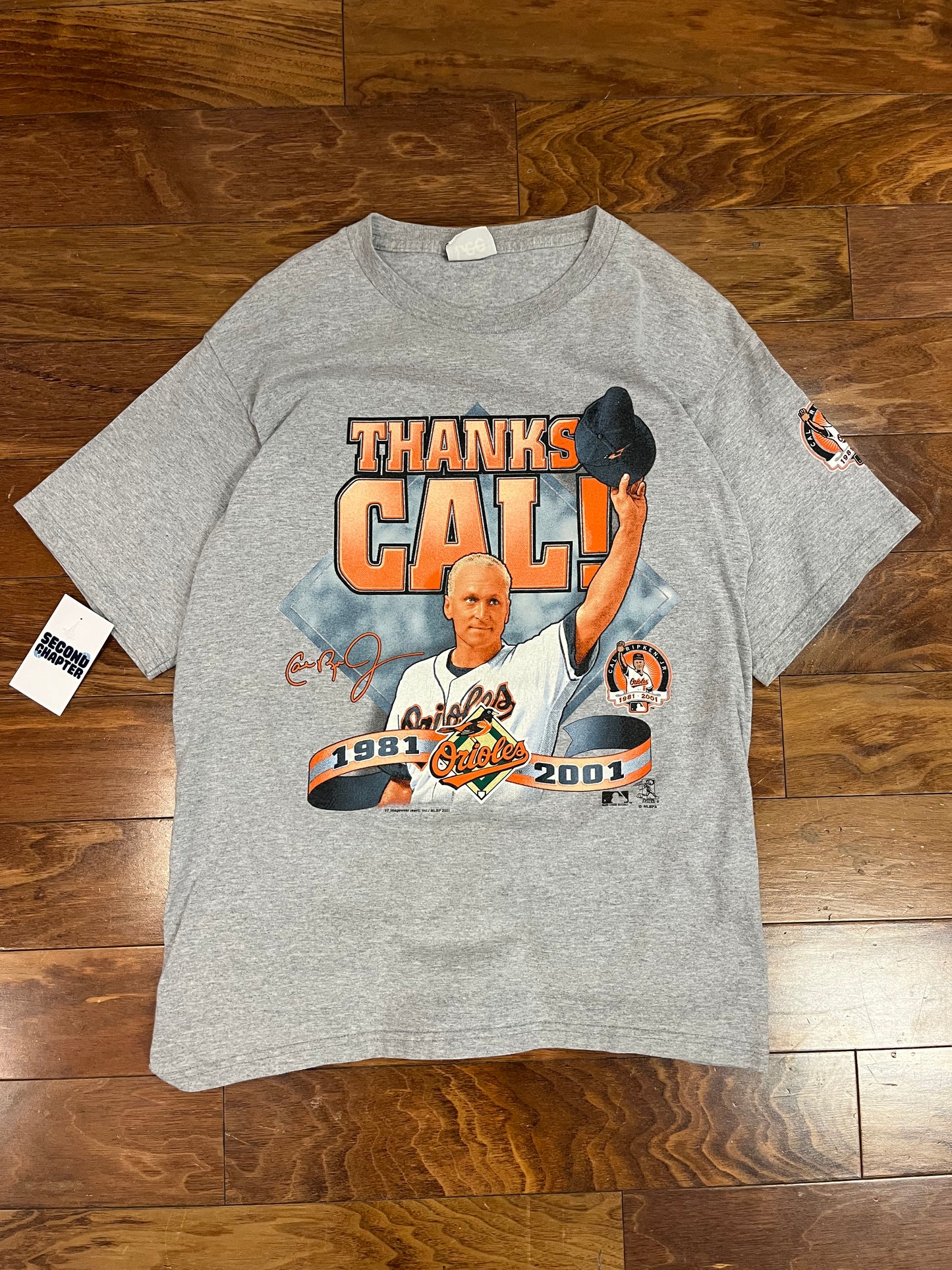 2001 Cal Ripken Baltimore Orioles Vintage Tee (L)