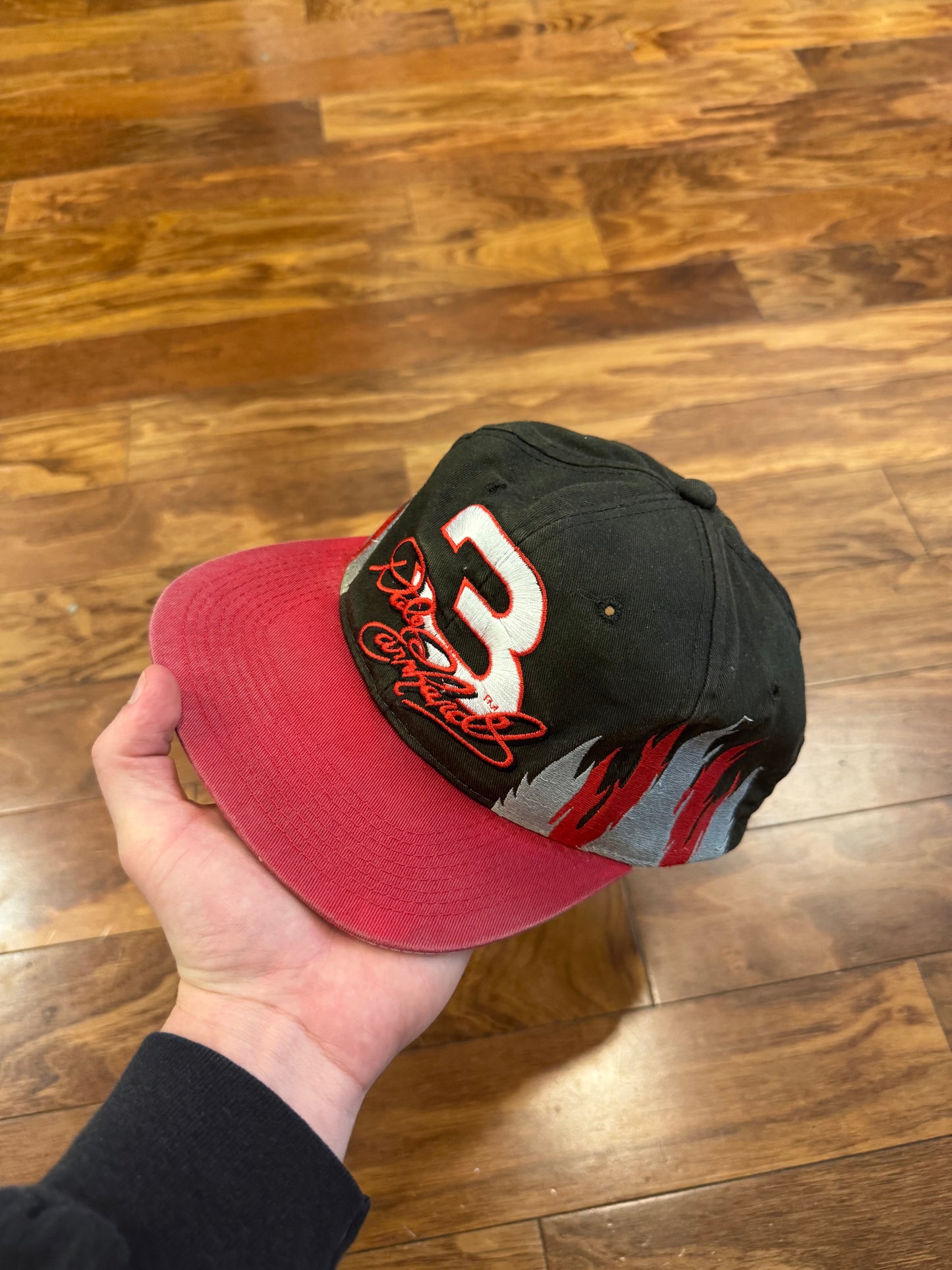 90s Dale Earnhardt Flames Faded Nascar Hat (OS)