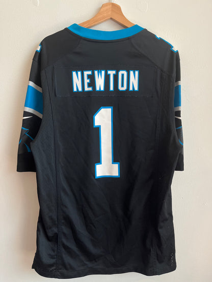 2010s Carolina Panthers Cam Newton Nike Home Jersey (M)