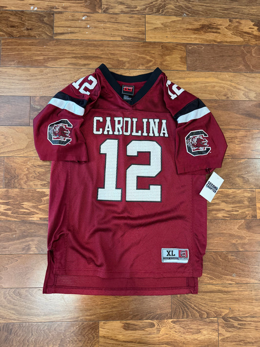 00s USC Gamecocks #12 Football Jersey (Youth XL)