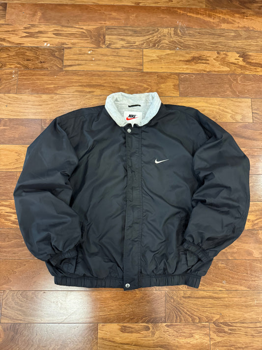 90s Nike Black Windbreaker (L)