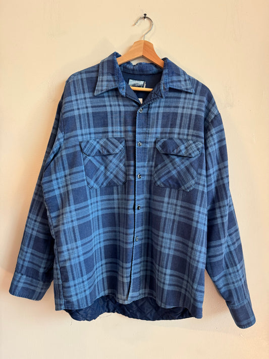 90s Field Master Plaid Essential Insulated Flannel (XL)