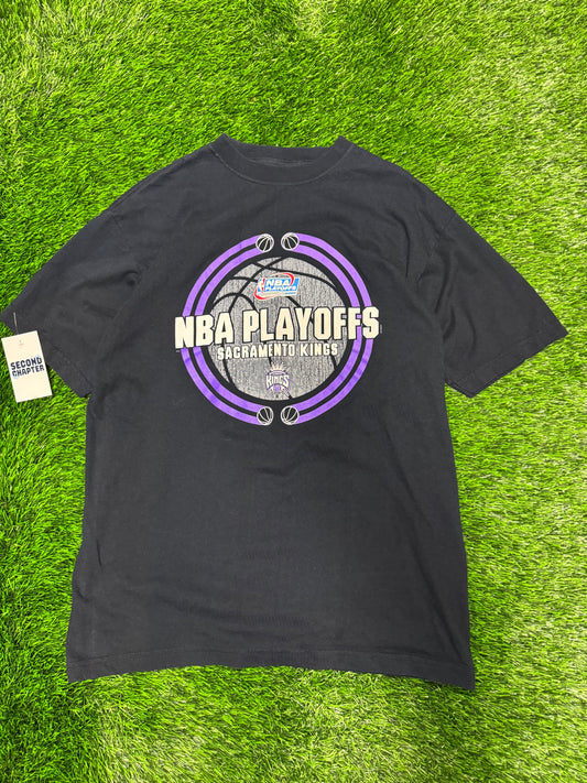 2001 Sacramento Kings Vintage NBA Playoffs Tee (L)