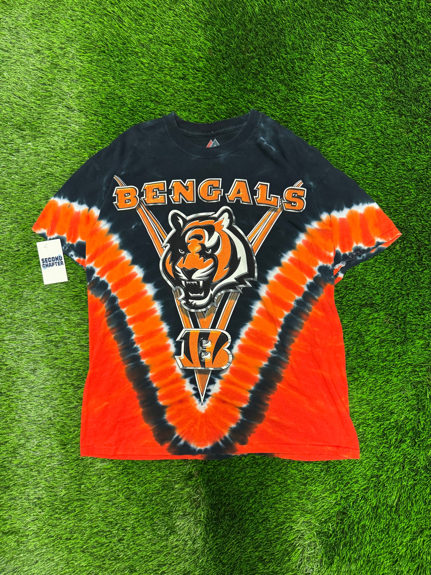 00s Cincinnati Bengals Majestic Tie Dye Tee (L)