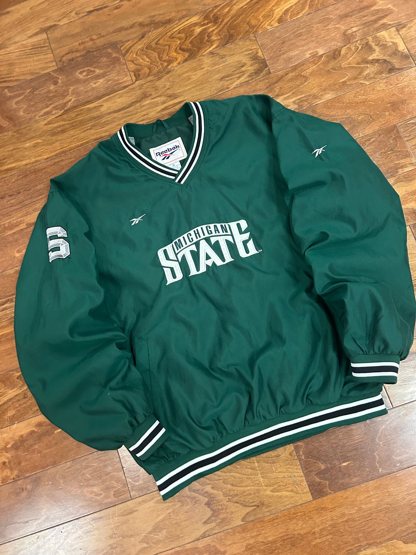 90s Michigan State Vintage Reebok Windbreaker (M)