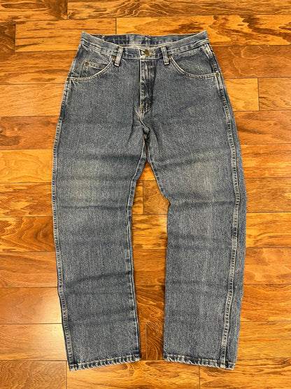 00s Wrangler Dark Wash Blue Jeans (31 x 30)