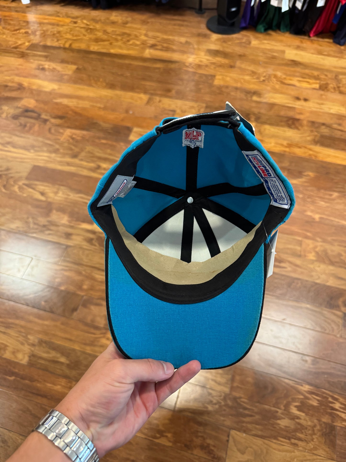 00s Carolina Panthers Deadstock Blue Spell Out Hat (OS)