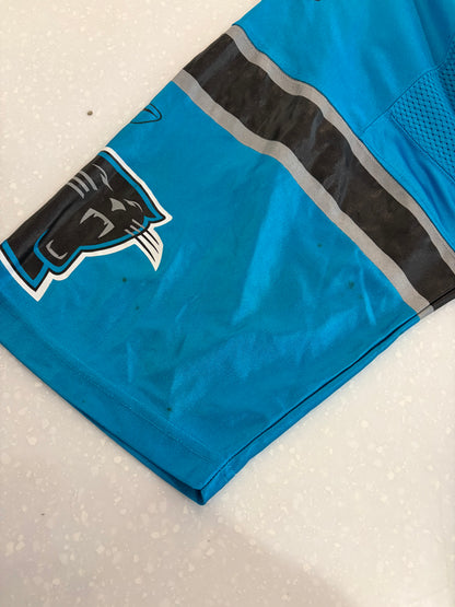00s Carlina Panthers Dan Morgan Reebok Blue Jersey (M)