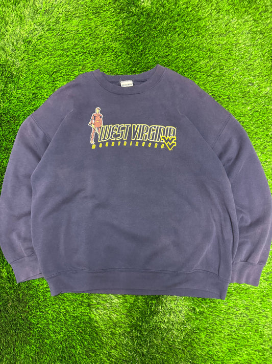 90s West Virginia University WVU Briar Creek Spell Out Vintage Crewneck (XL)