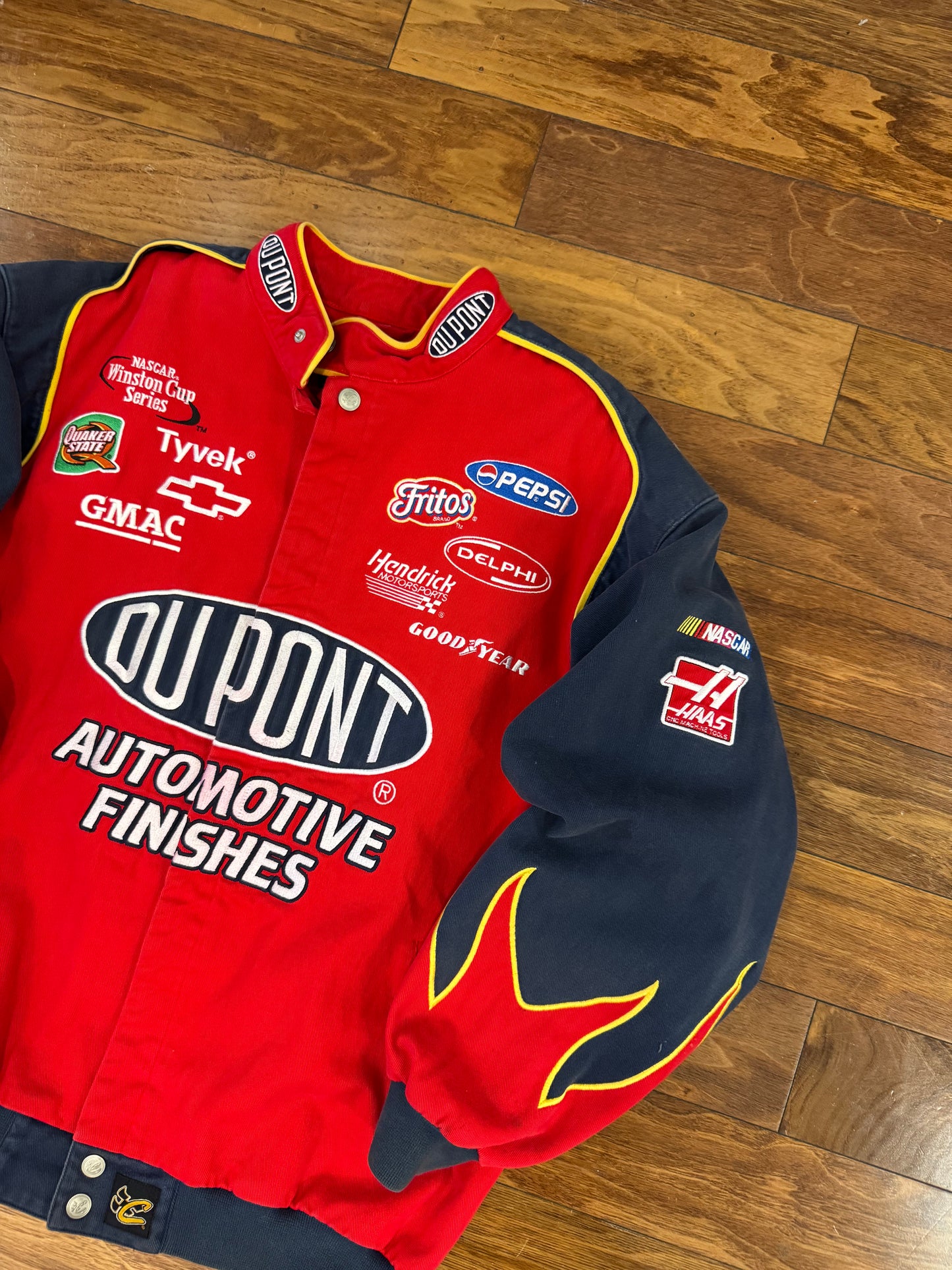 90s Nascar Dupont Flames Racing Jacket (XL)