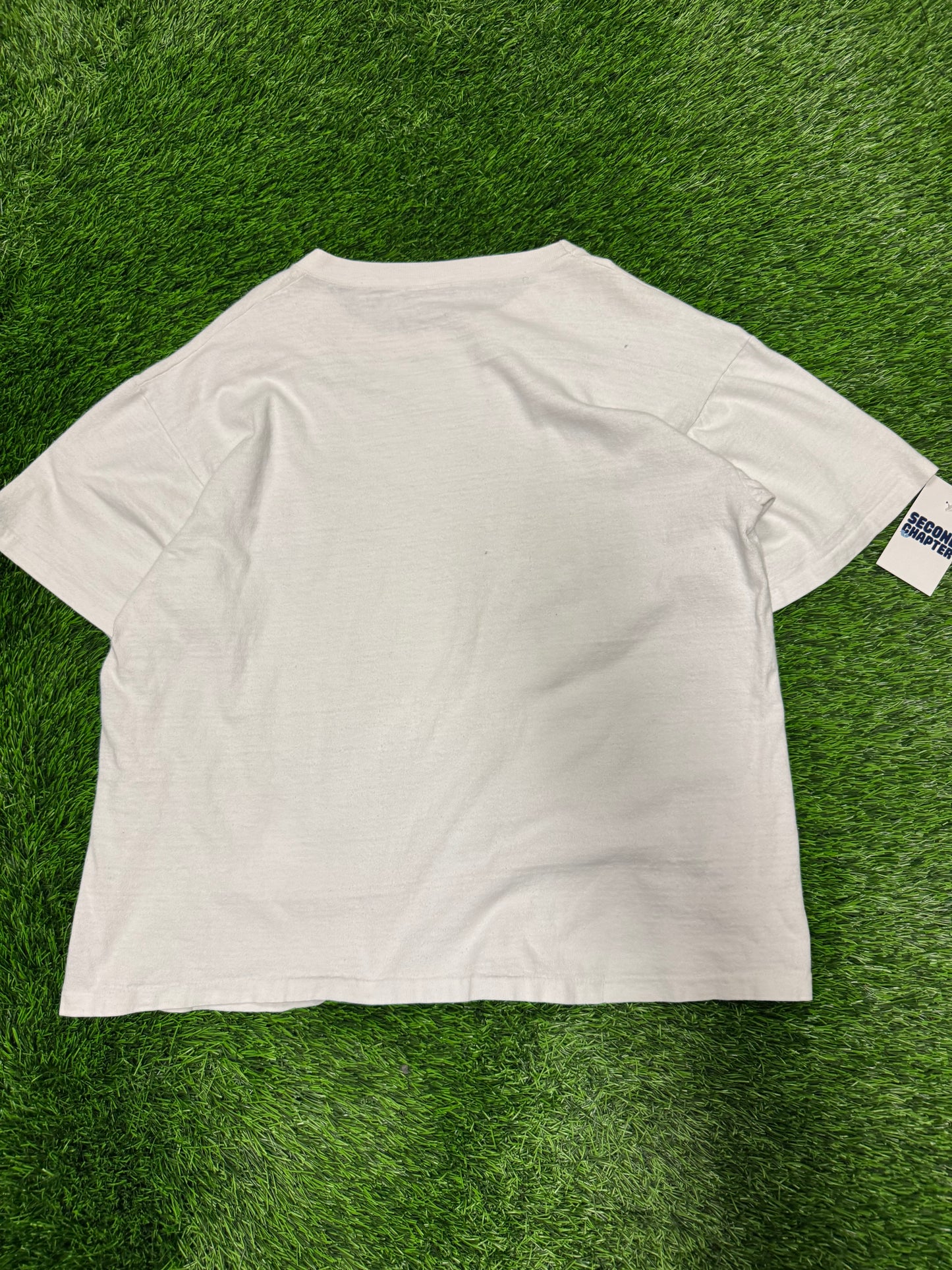 90 Chicago Bulls Hot Stuff Graphic Vintage Tee (XL)