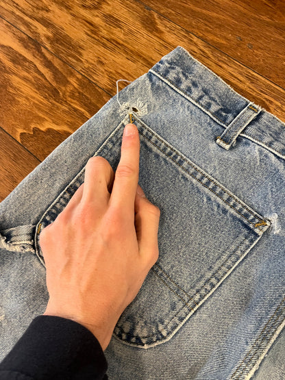 2015 Carhartt Light Wash Carpenter Jeans (34 x 32)