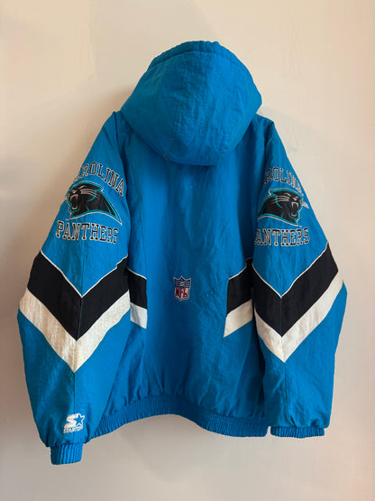90s Carolina Panthers NFL Pro Line Puffer Jacket  (XXXL)