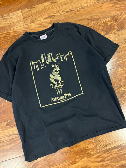1996 Atlanta Olympics Black Graphic Tee (XL)