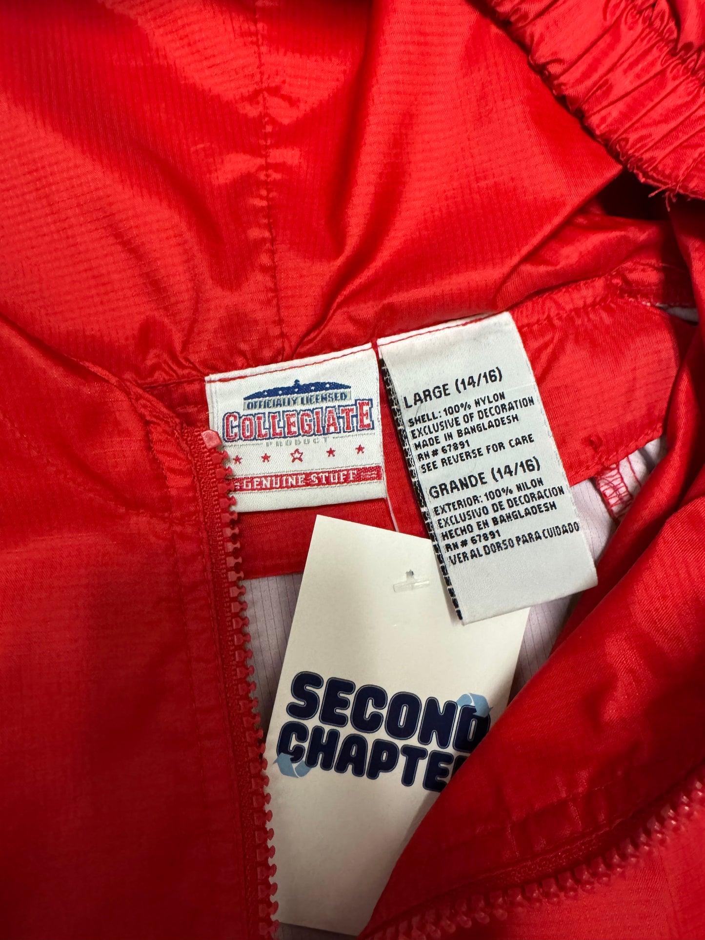 00s NC State (NCSU) Vintage Youth Windbreaker (Youth L)