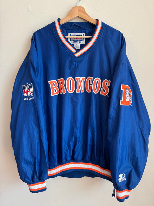 90s Denver Broncos Starter NFL Pro Line Windbreaker (XL)