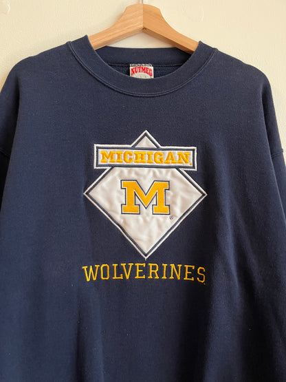 1990s Michigan Wolveriens Nutmeg Crewneck (L)