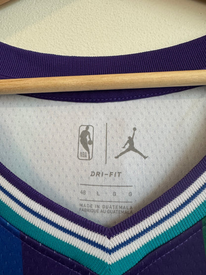 2019 Charlotte Hornets Terry Rozier III Jordan Swingman Purple Jersey (L)