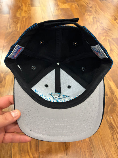 90s Carolina Panthers Grid Logo Athletic Deadstock Hat (OS)