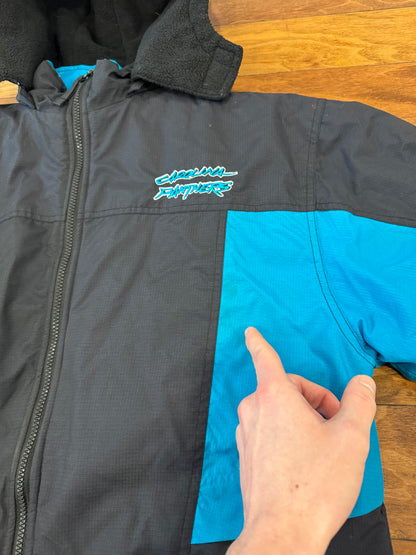 00s Carolina Panthers Reebok Puffer Jacket (Youth XL)