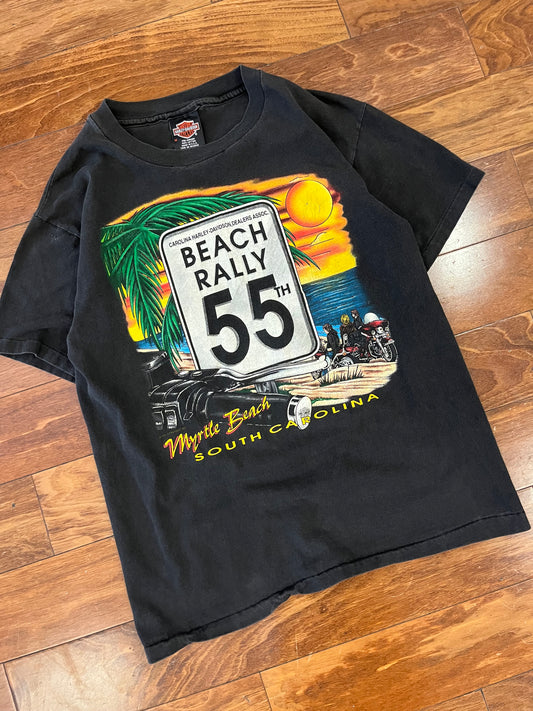 90s Harley Davidson 55th Myrtle Beach Rally Tee (M)