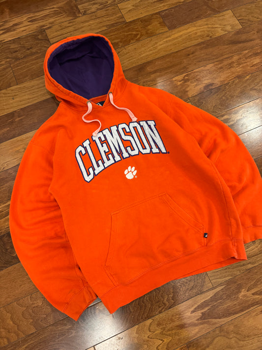 00s Clemson Embroidered J America Hoodie (L)