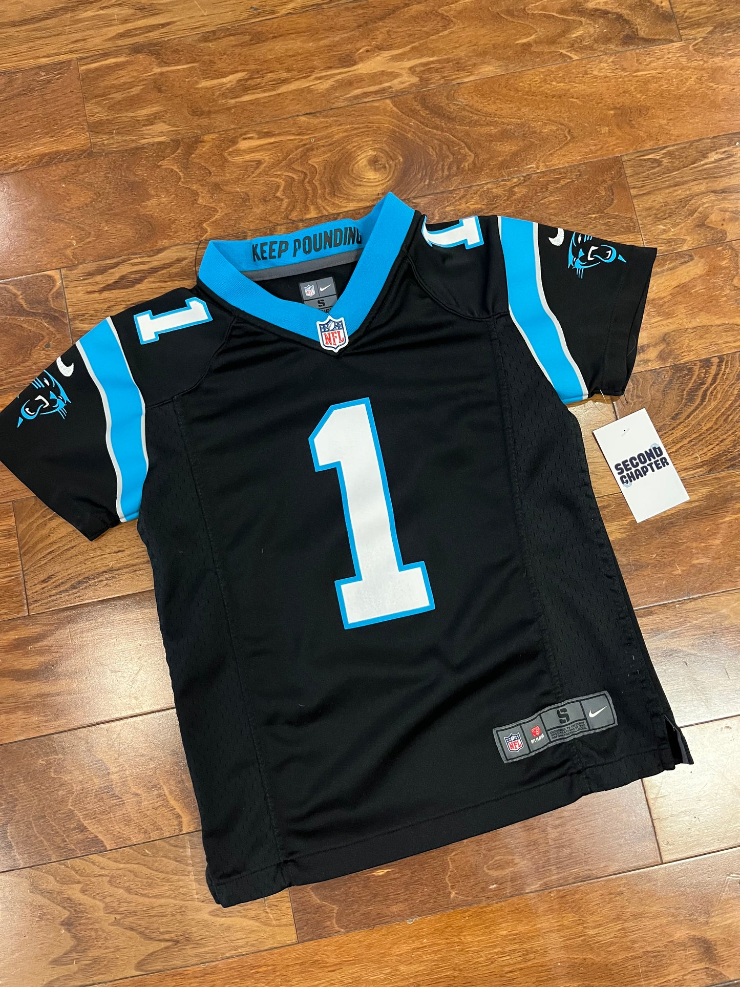 2012 Carolina Panthers Cam Newton Youth Jersey (Youth S)