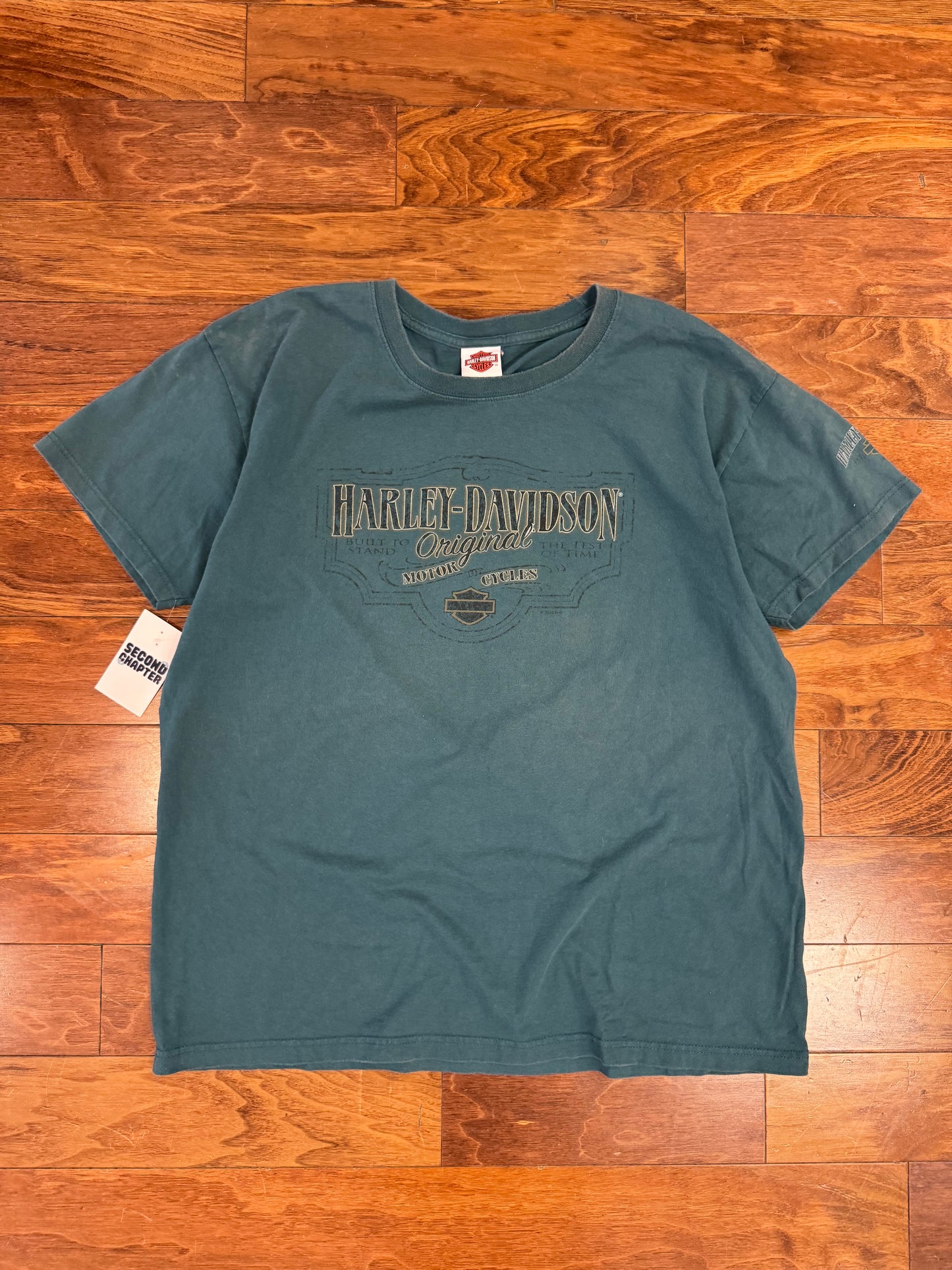 2010 Harley Davidson Dark Teal Wolf Tee (XL)