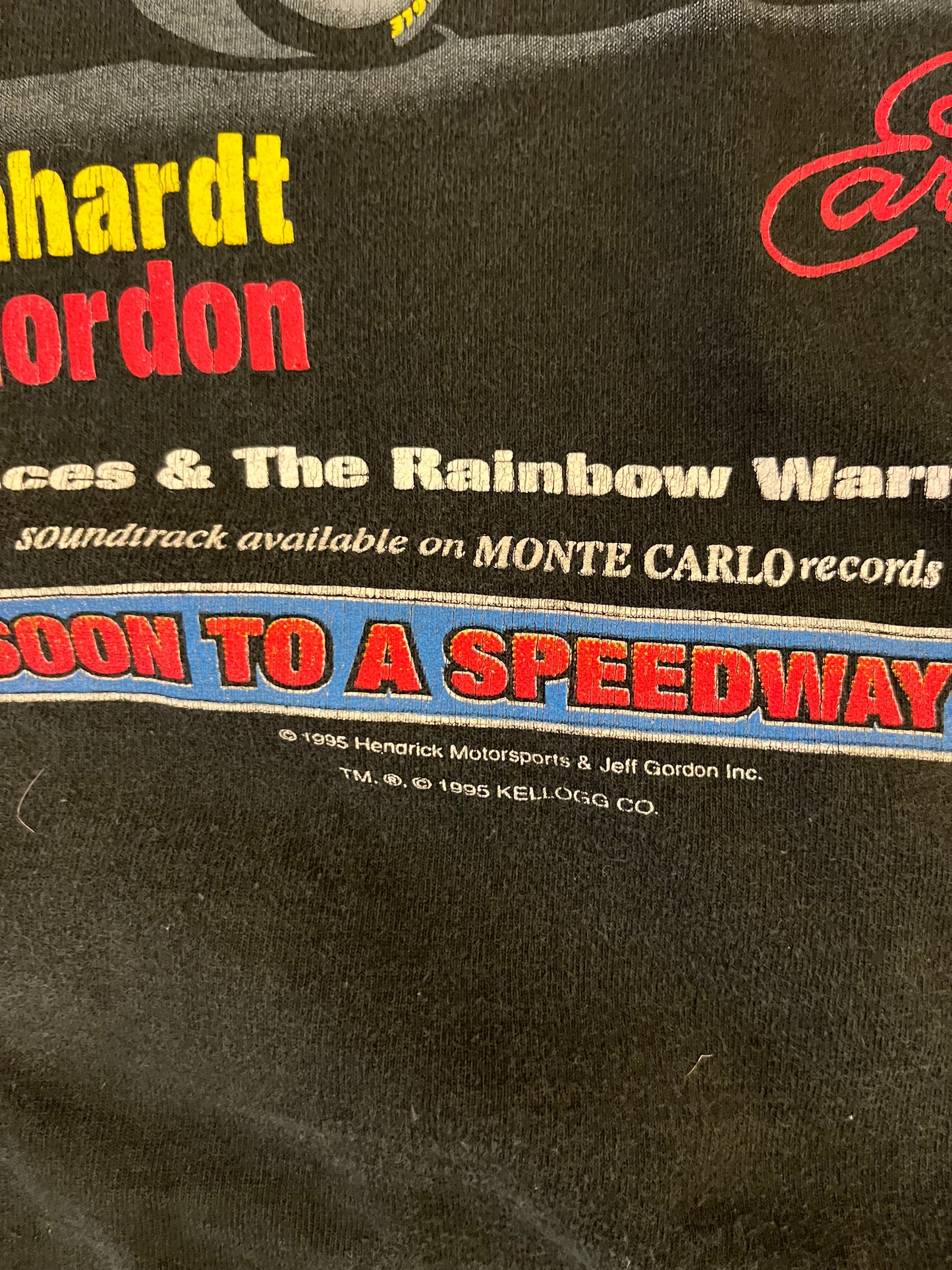 1995 Dale Earnhardt & Jeff Gordon Nascar Tee (XL)